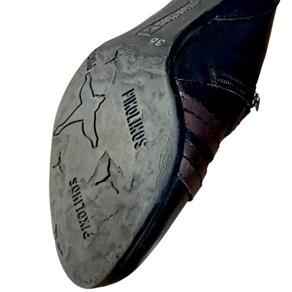 Pikolinos Lillie Black Brown Leather Pumps/Ankle Booties‎ Women's EU 36 (5.5-6) - Picture 9 of 16